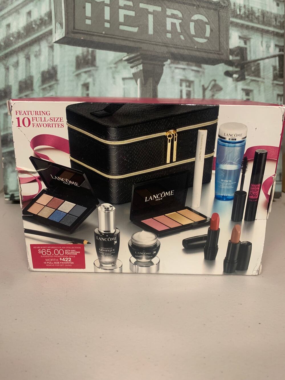 Lancôme Holiday Beauty Box 10-Piece Makeup & Skincare Gift Set